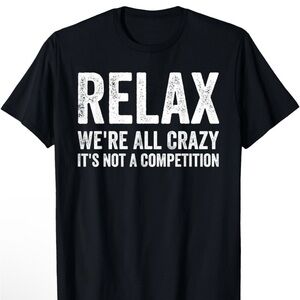 NWOT Navy Blue Graphic T-Shirt